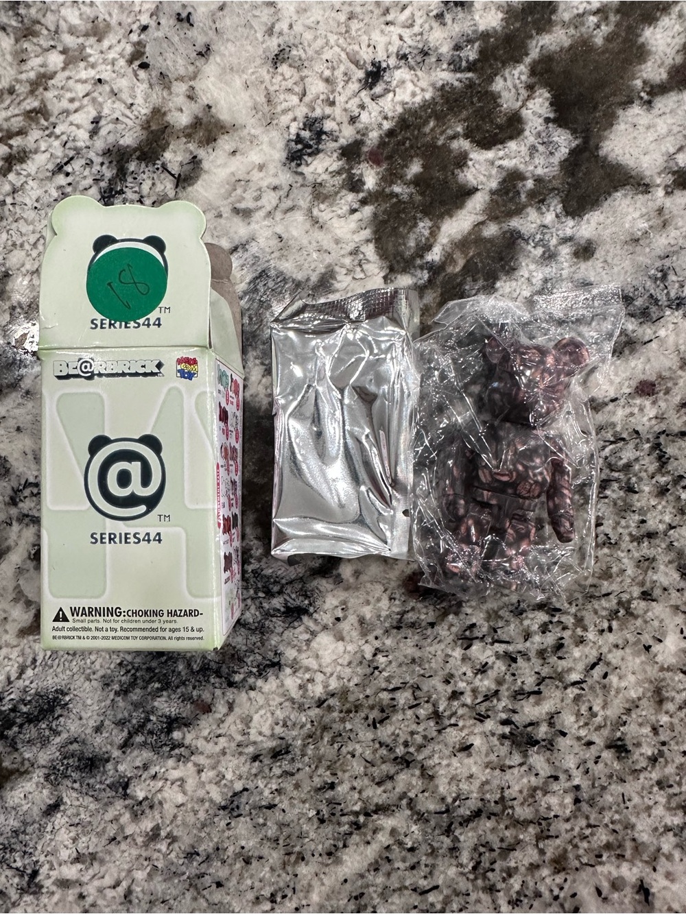 Bearbrick Series 44 100% Size Jelly Bean Coffee Bean